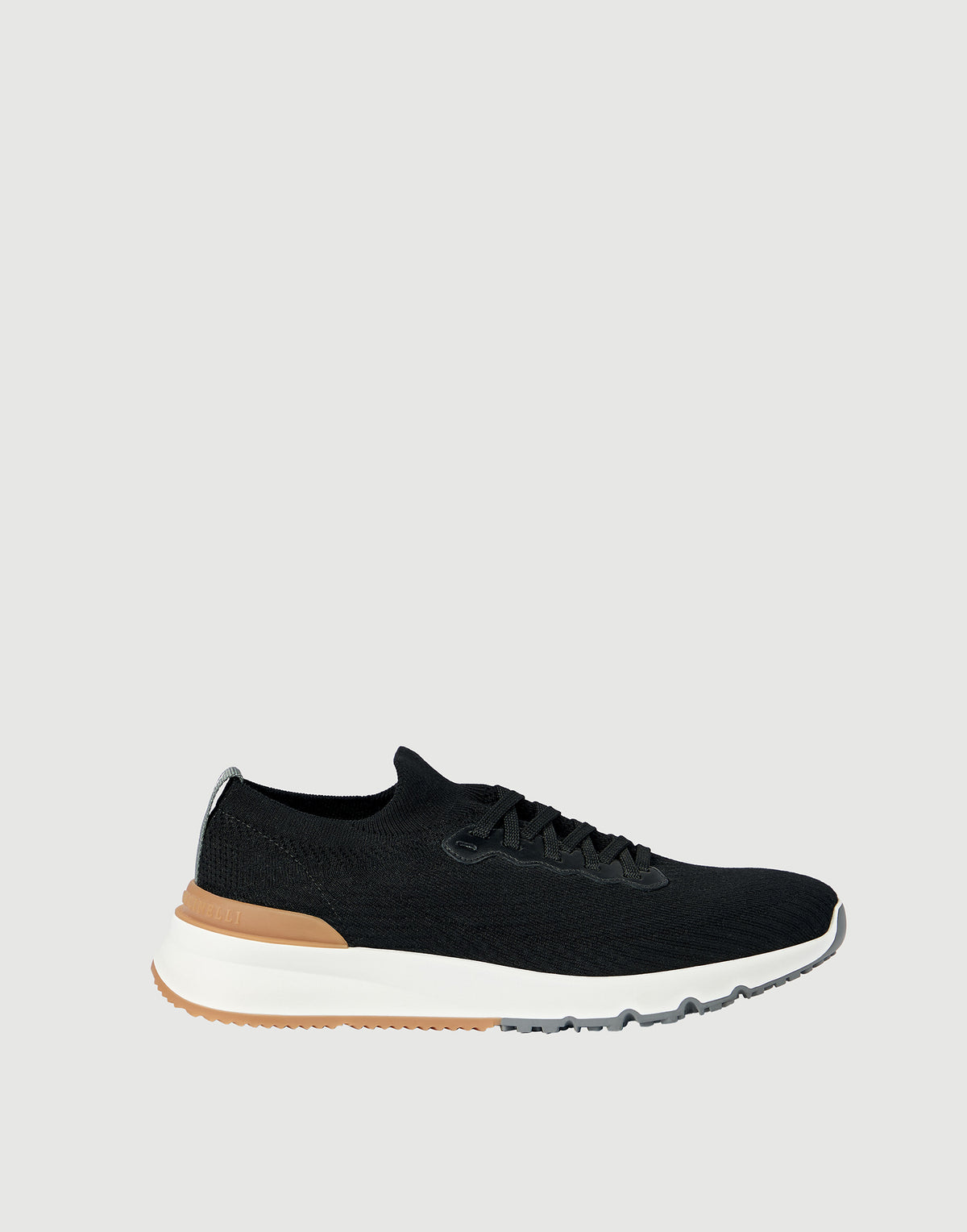 Brunello Cucinelli Knitted Runners, Black Cotton