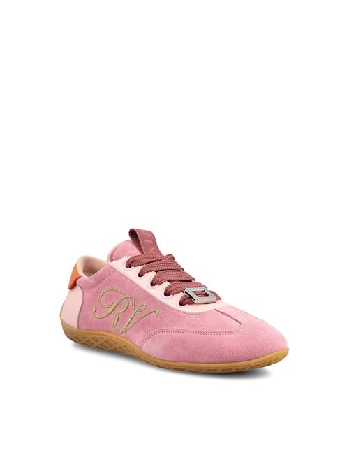Roger Vivier Viv' Low sneakers, embellished — rear view | La Parisienne Qatar