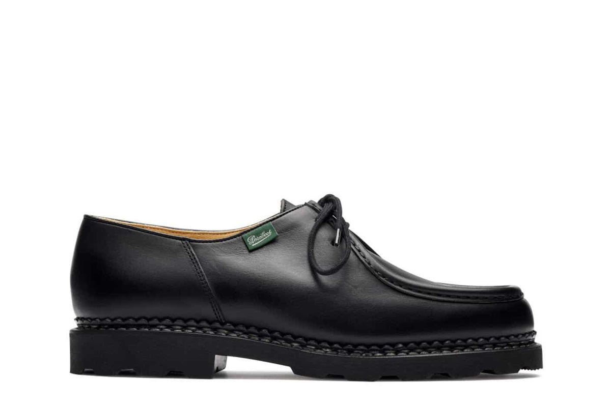 حذاء برباط Michael من Paraboot، جلد أسود