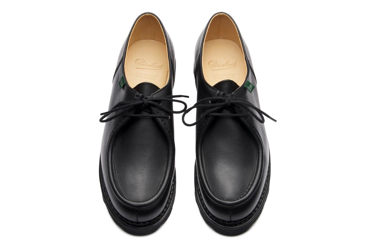 حذاء برباط Michael من Paraboot، جلد أسود
