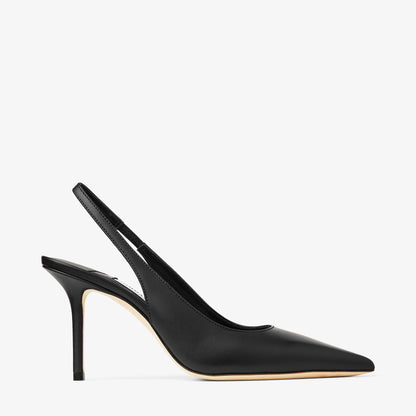 حذاء بكعب Jimmy Choo Loves 85، جلد أسود