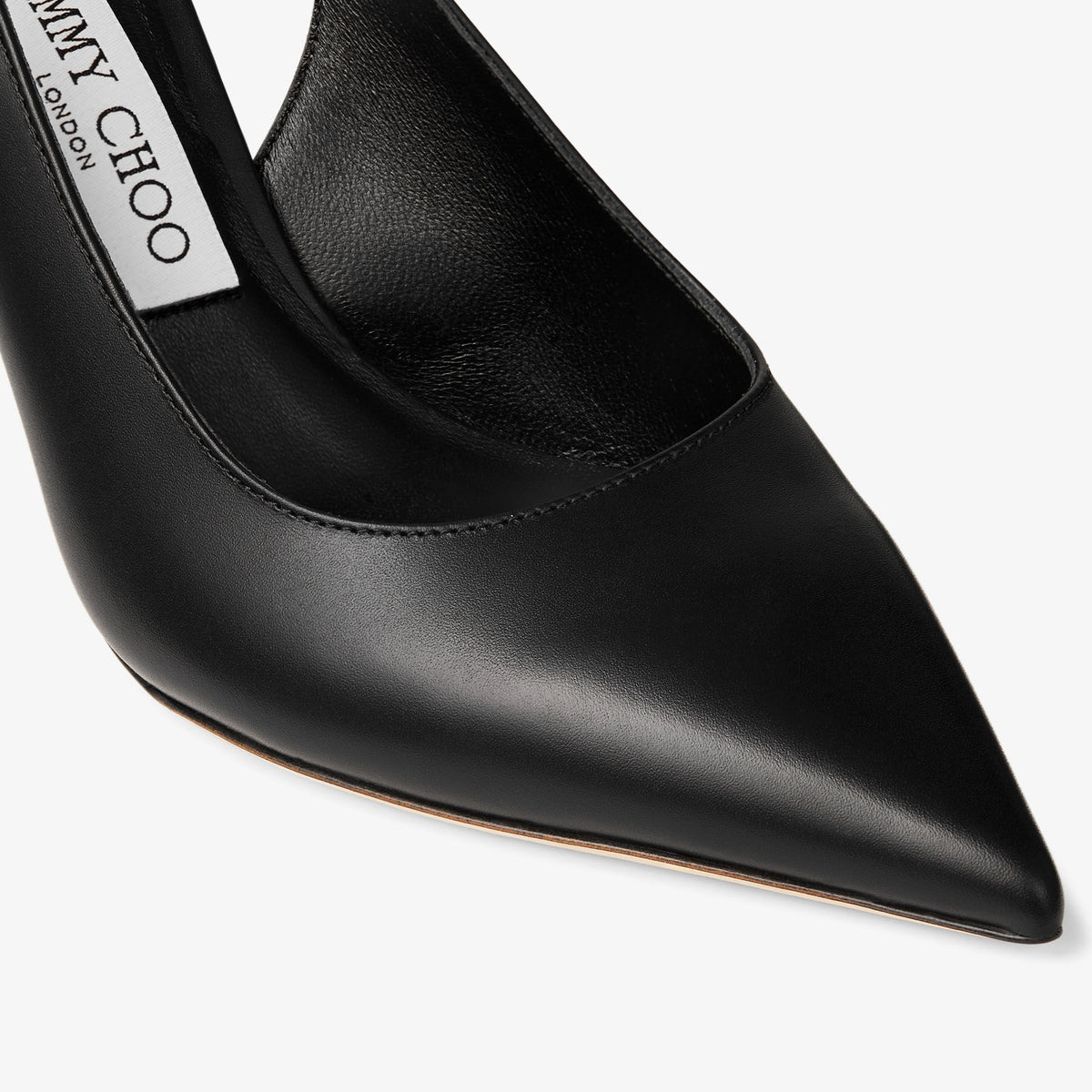حذاء بكعب Jimmy Choo Loves 85، جلد أسود