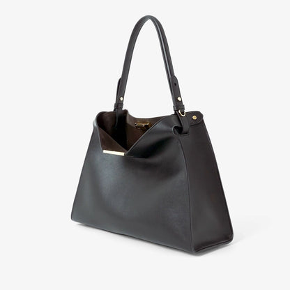 Fendi Way Medium Shoulder Bag, Black Calfskin