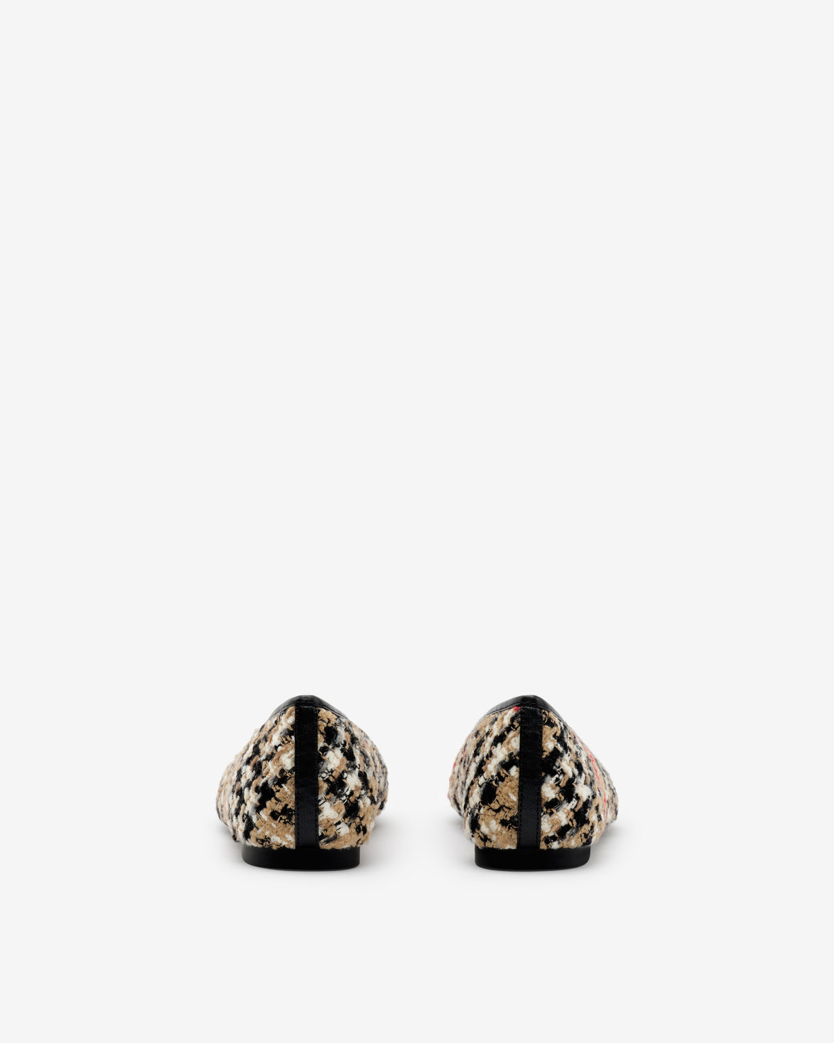 حذاء باليرينا Highgate من Burberry، بوكليه بنقشة Check