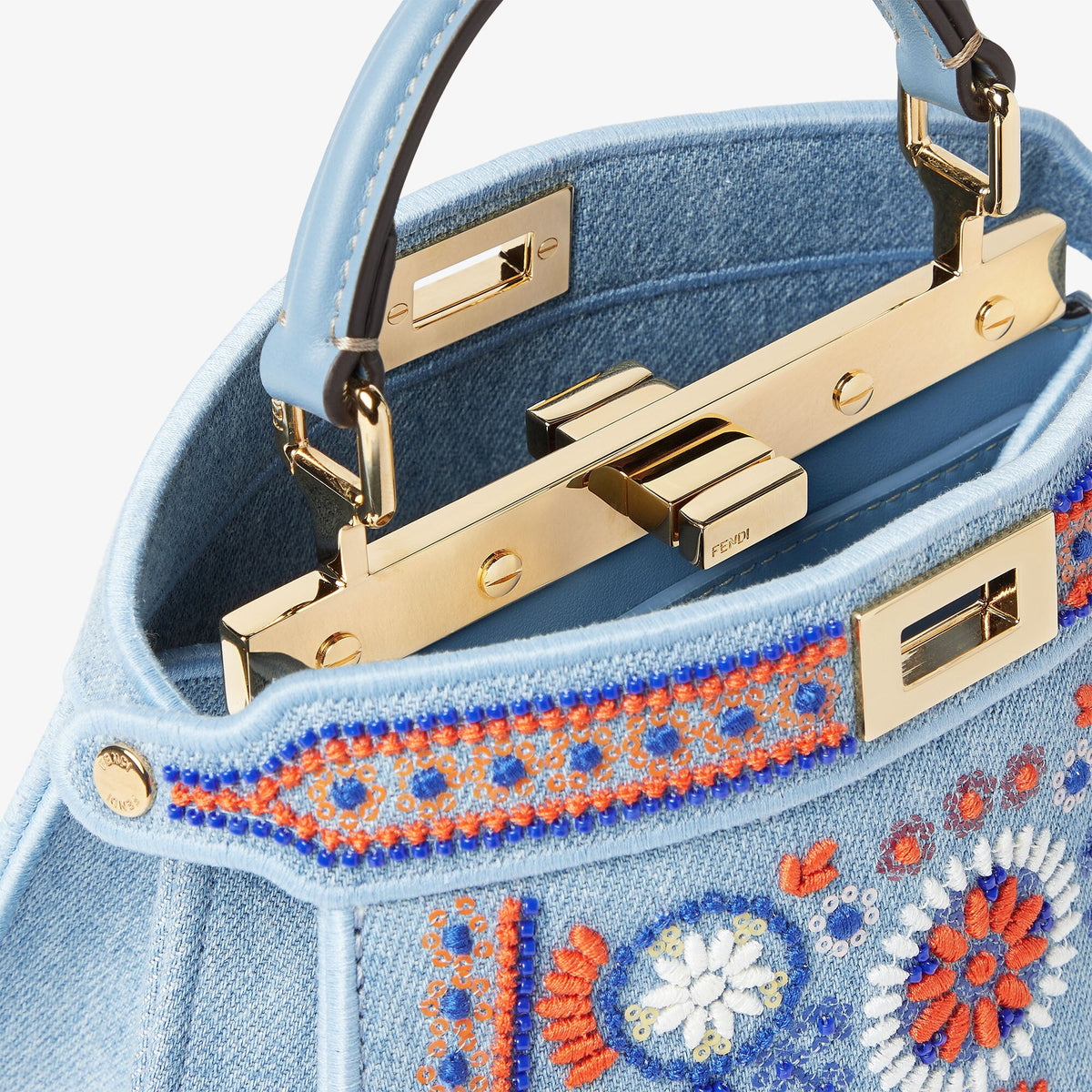 Fendi Bag, Blue Denim