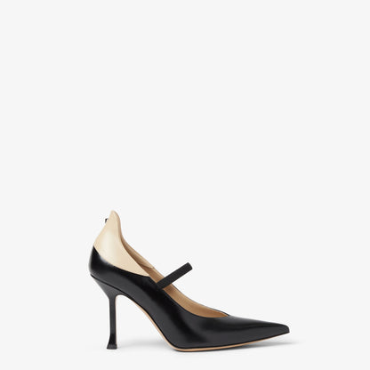 Fendi Nude Pump, Black Leather