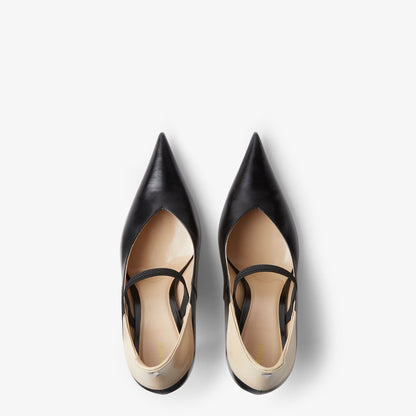 Fendi Nude Pump, Black Leather