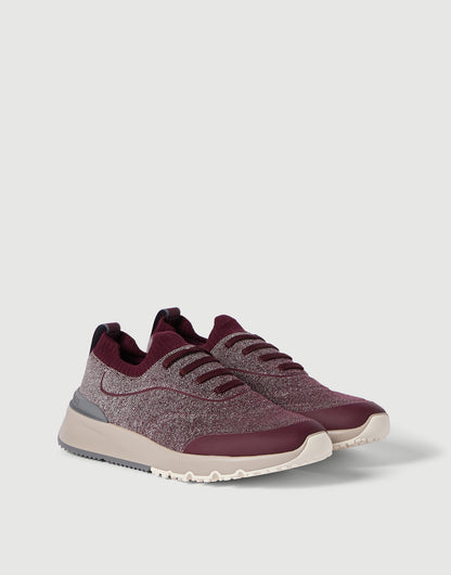 Brunello Cucinelli Knitted Runners, Red Cotton