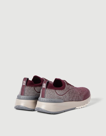 Brunello Cucinelli Knitted Runners, Red Cotton