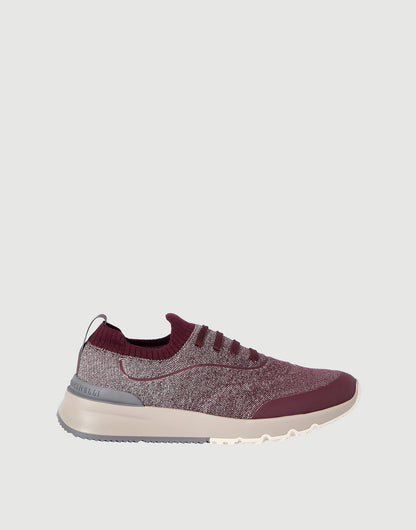 Brunello Cucinelli Knitted Runners, Red Cotton