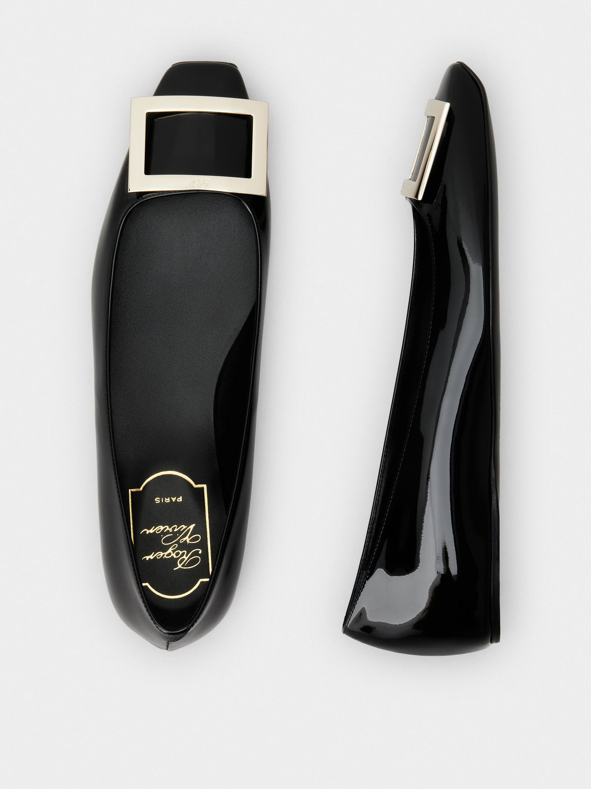 Roger Vivier Trompette Ballerinas, Patent Leather