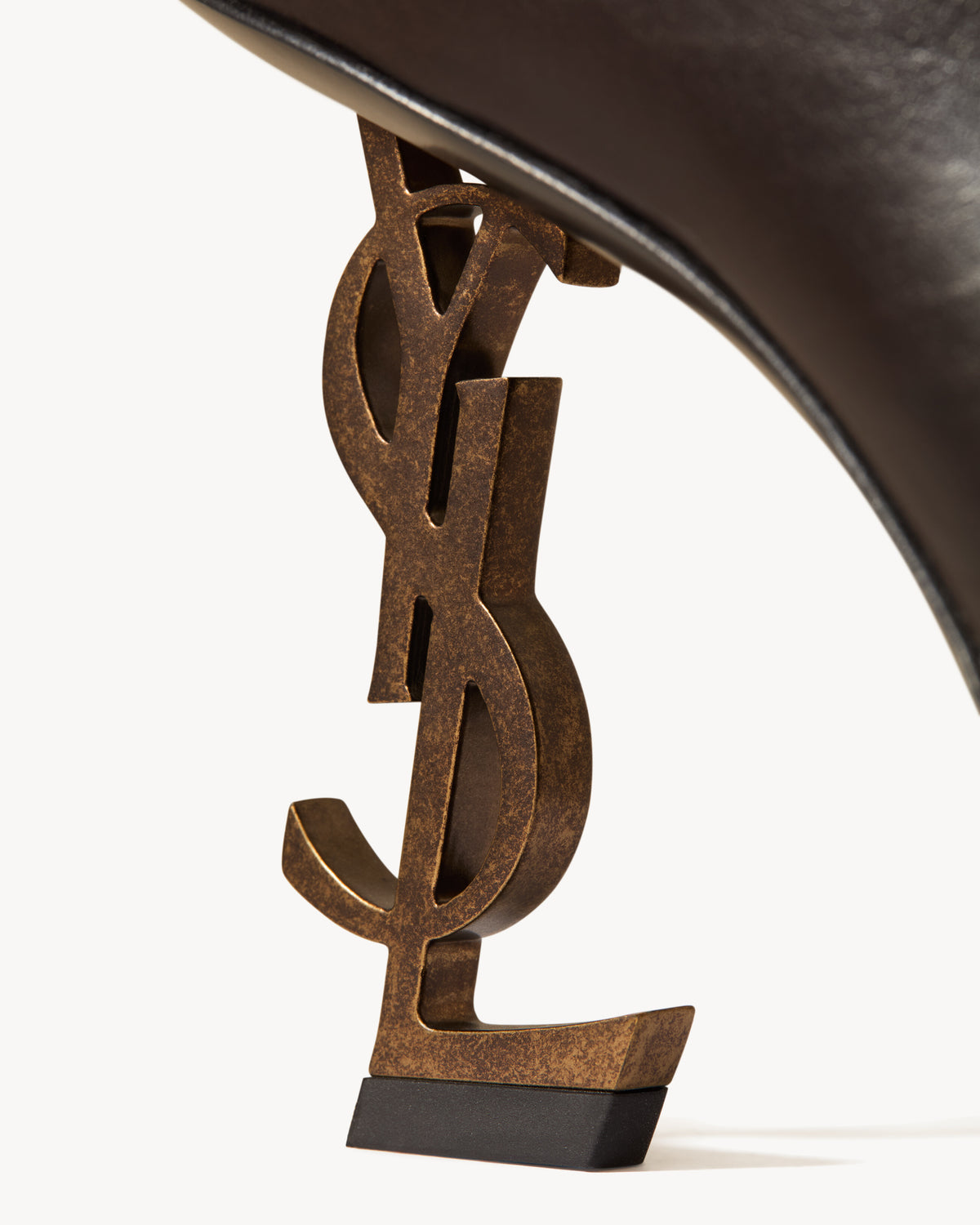 Saint Laurent Opyum Ankle Boots, Brown Calfskin