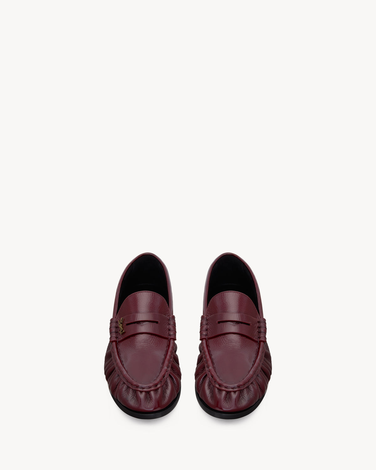 Saint Laurent Le Loafer Morbidi, Red Calfskin