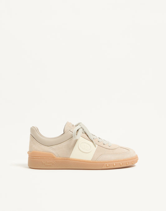 Valentino Garavani Upvillage Sneakers, Beige Suede