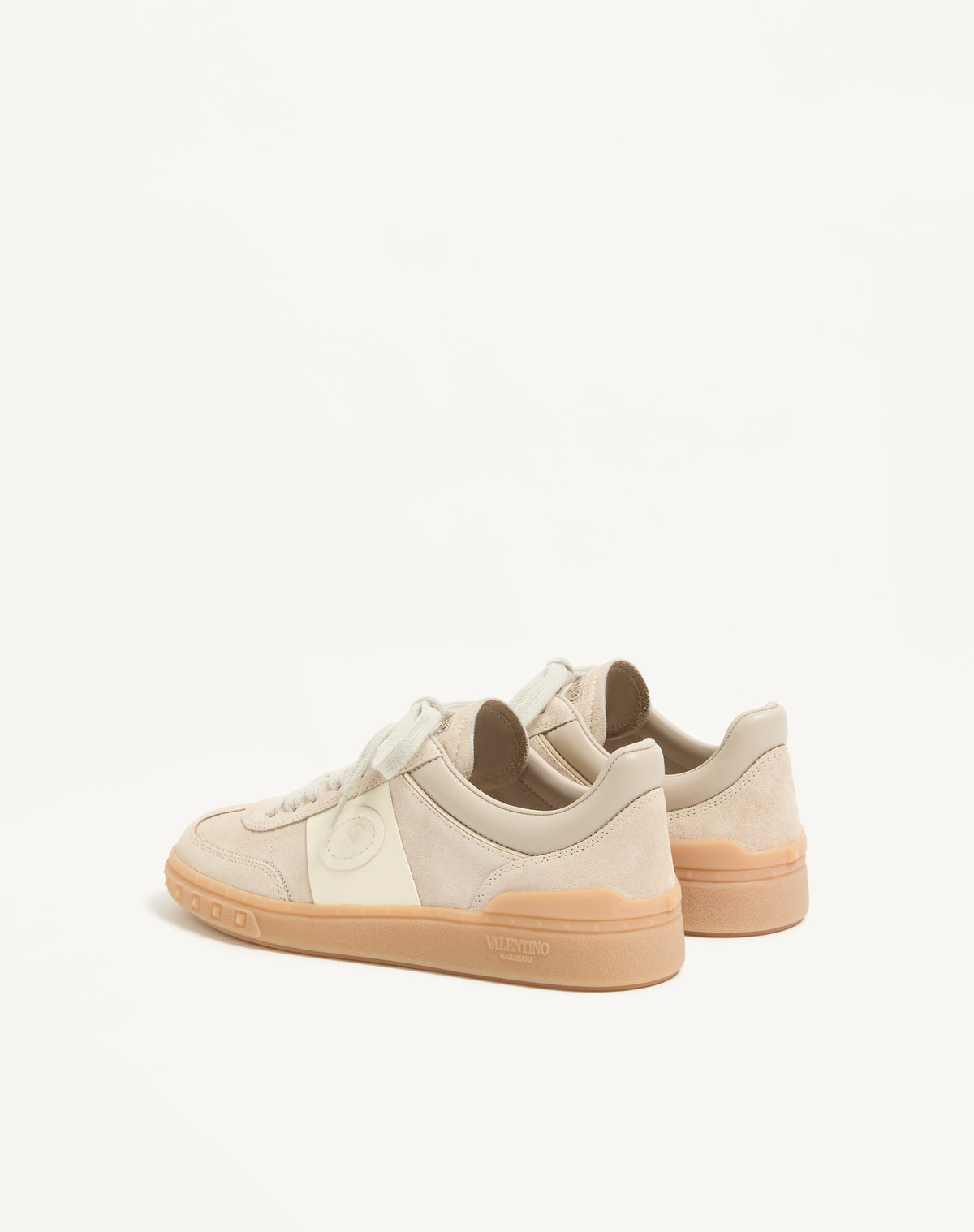 Valentino Garavani Upvillage Sneakers, Beige Suede