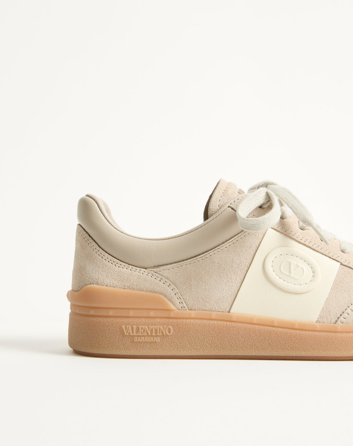 Valentino Garavani Upvillage Sneakers, Beige Suede