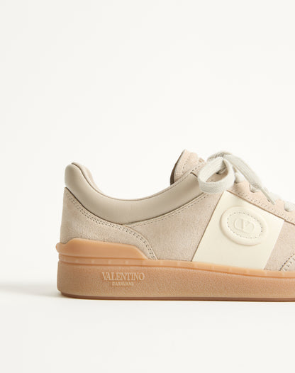 Valentino Garavani Upvillage Sneakers, Beige Suede