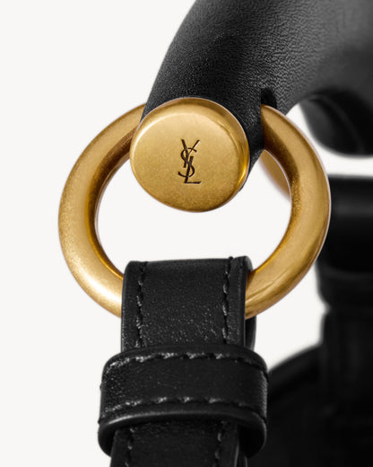 حقيبة 851432 من Saint Laurent، جلد عجل أسود