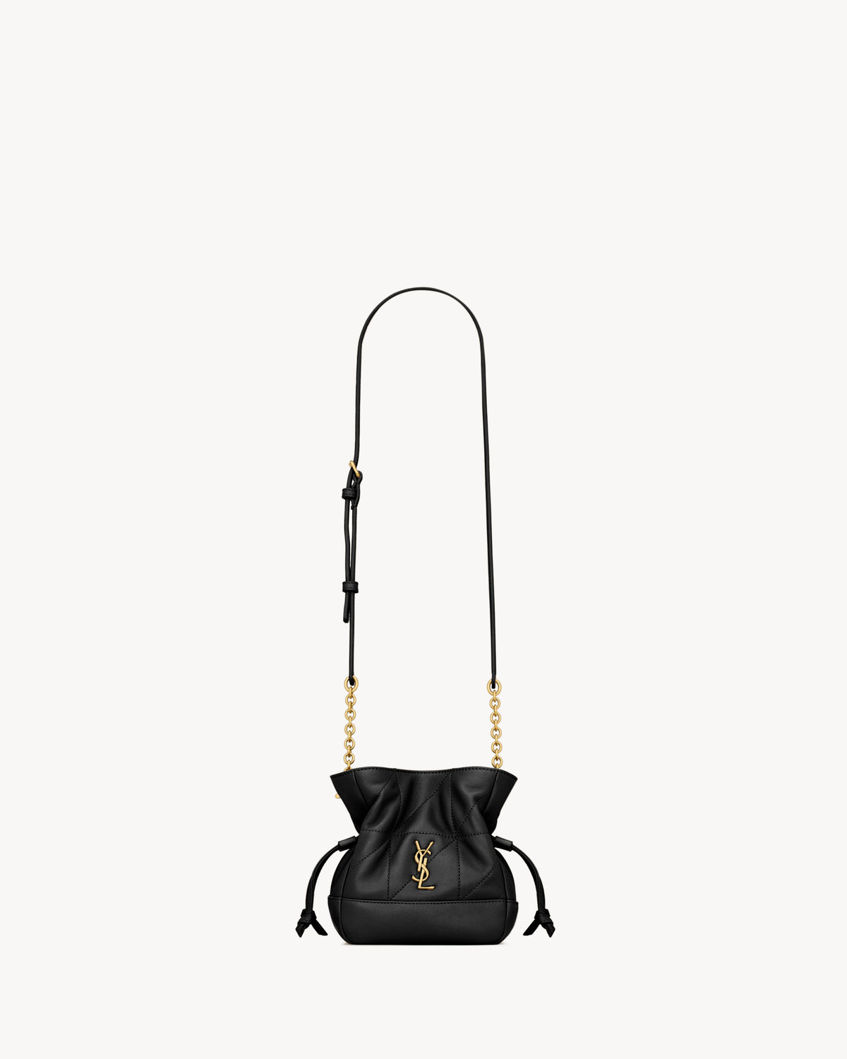 حقيبة 859174 من Saint Laurent، جلد عجل أسود