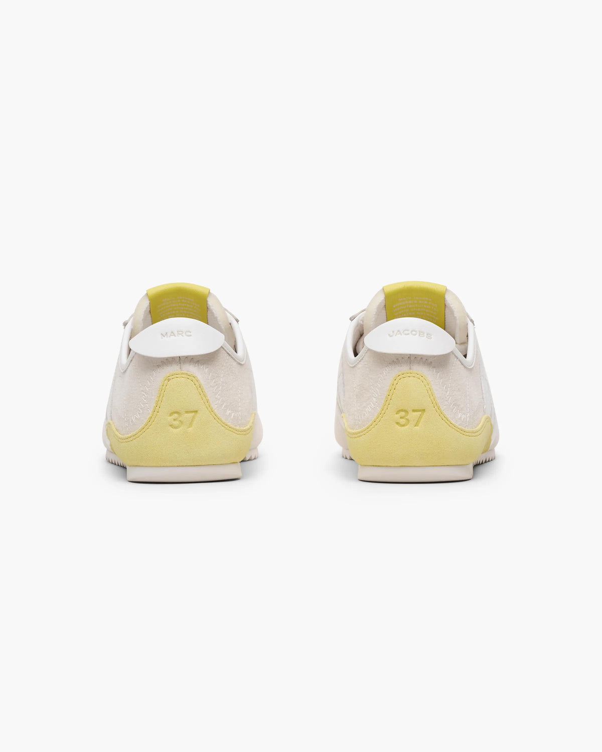 Marc Jacobs Sneakers, Neutral Calf Leather & Polyester