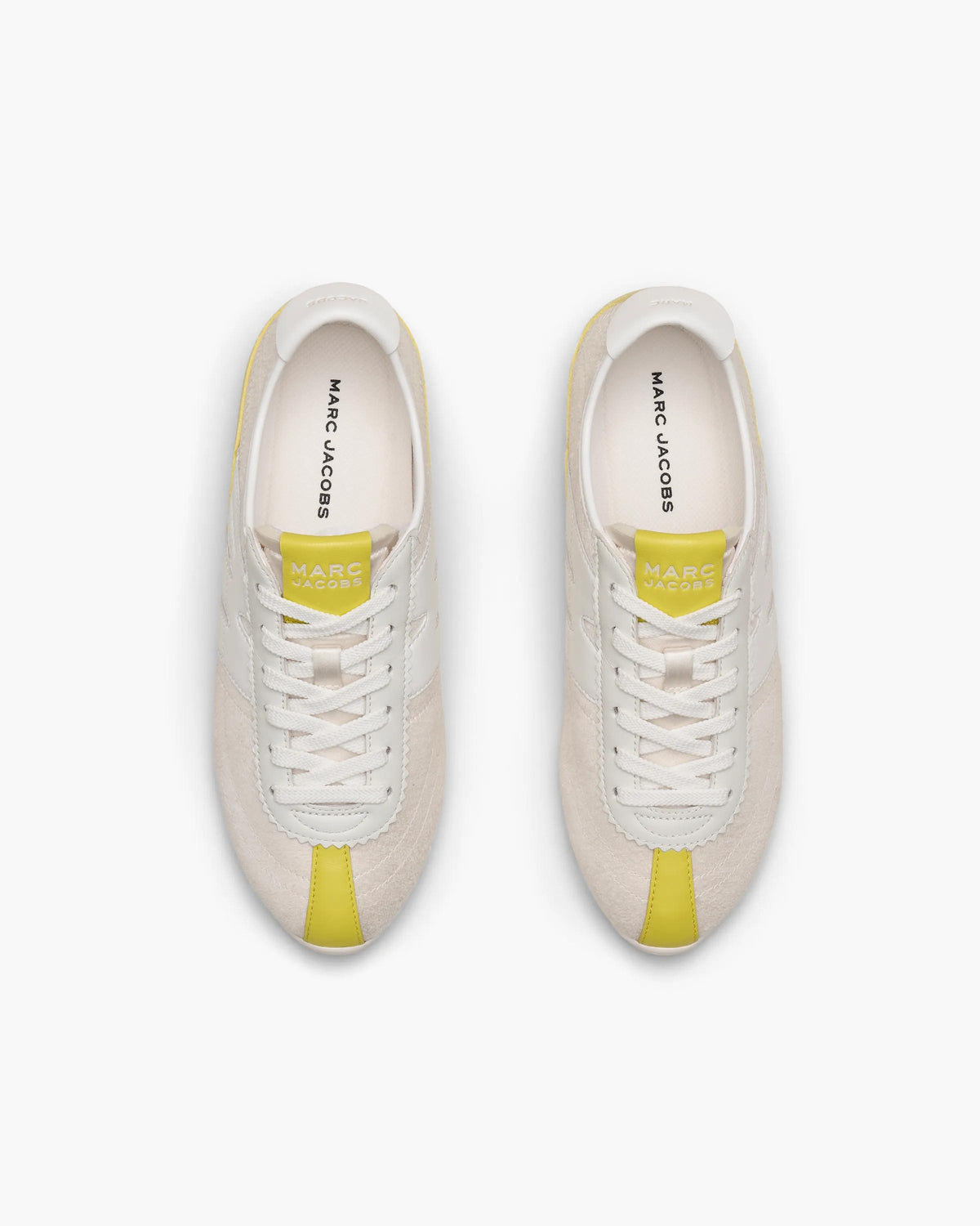 Marc Jacobs Sneakers, Neutral Calf Leather & Polyester