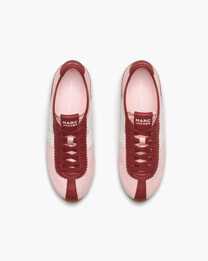 حذاء رياضي من Marc Jacobs، جلد عجل وبوليستر وردي