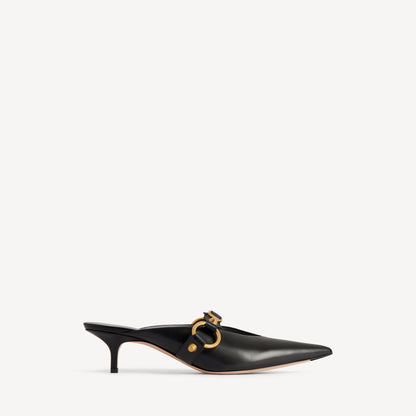 حذاء بكعب 55mm من Balenciaga، جلد عجل أسود