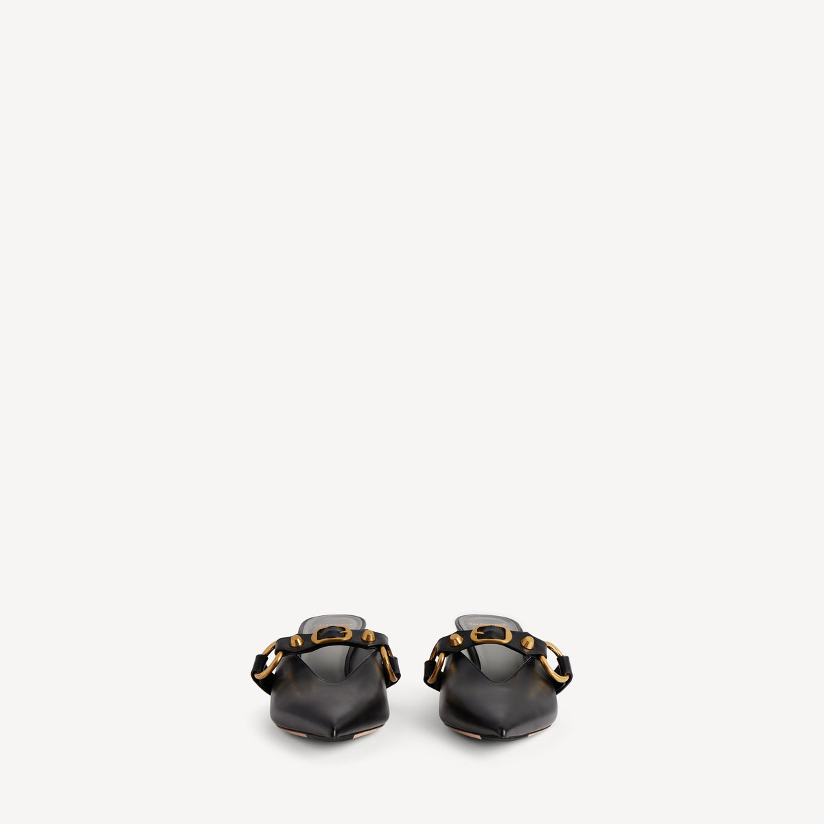 حذاء بكعب 55mm من Balenciaga، جلد عجل أسود