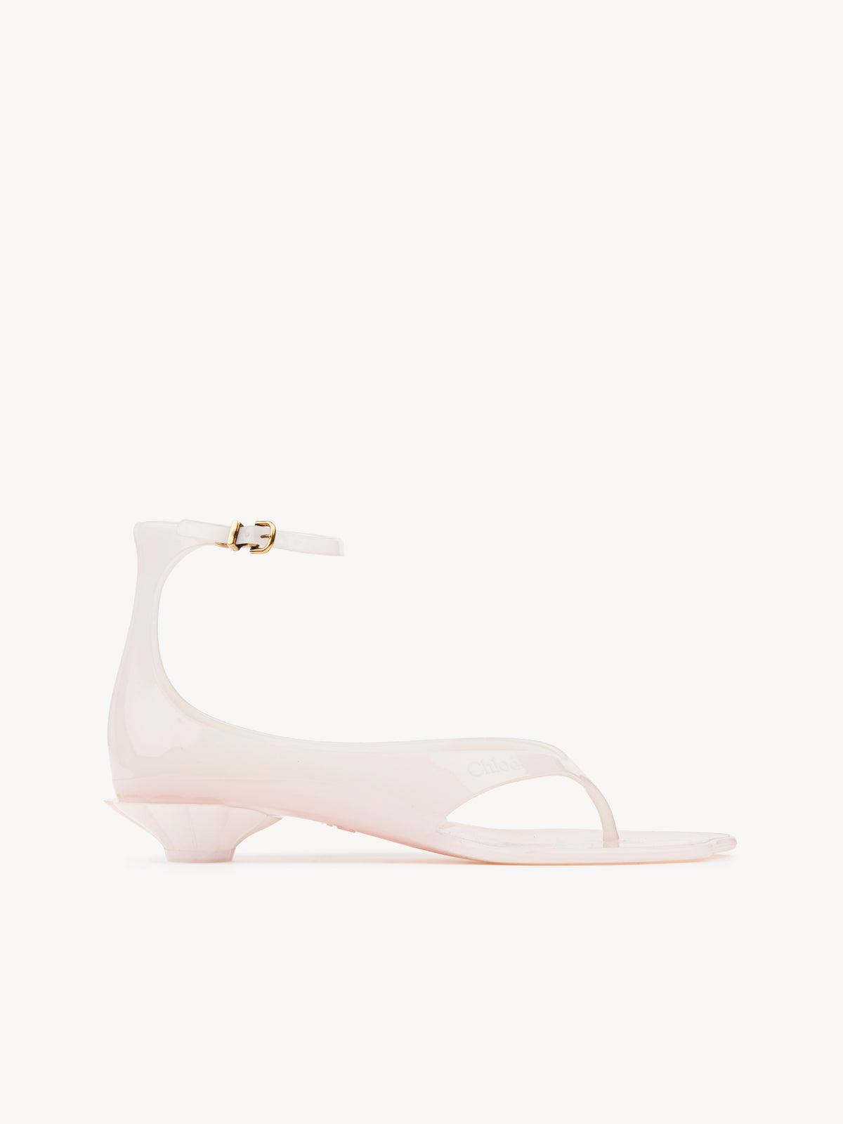 صندل Jelly من Chloé، TPU ومطاط وردي