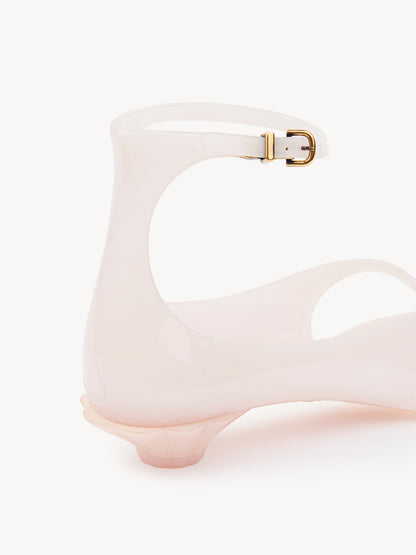 صندل Jelly من Chloé، TPU ومطاط وردي