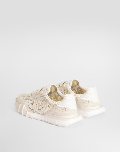 Dolce & Gabbana Sneakers, Neutral Calf Suede