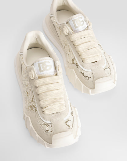 Dolce & Gabbana Sneakers, Neutral Calf Suede
