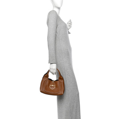 حقيبة كتف Softbit من Gucci، جلد عجل بني