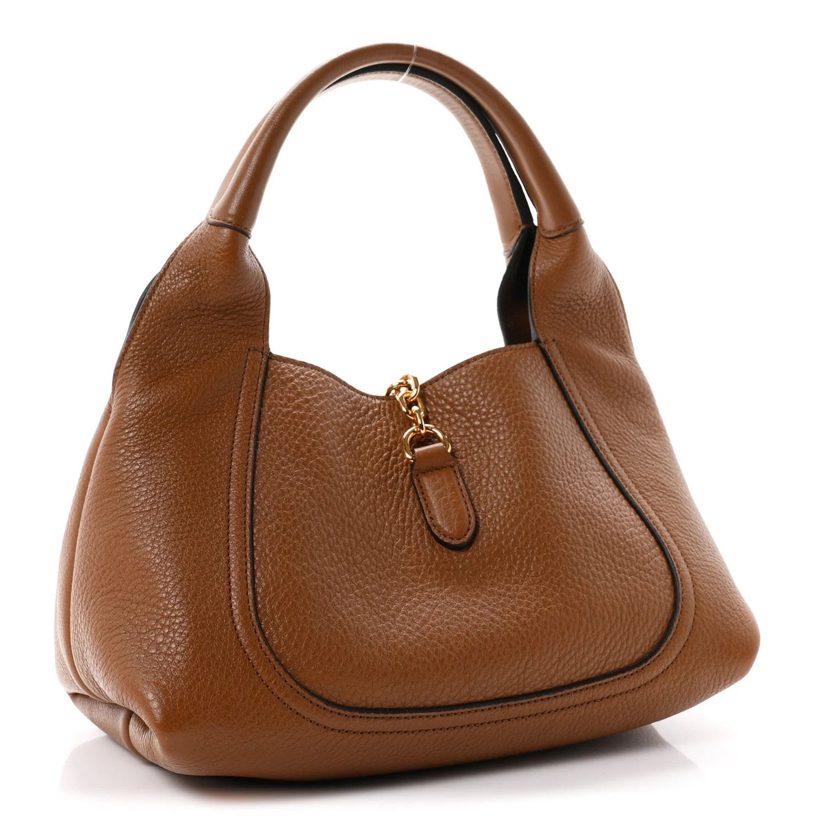 حقيبة كتف Softbit من Gucci، جلد عجل بني