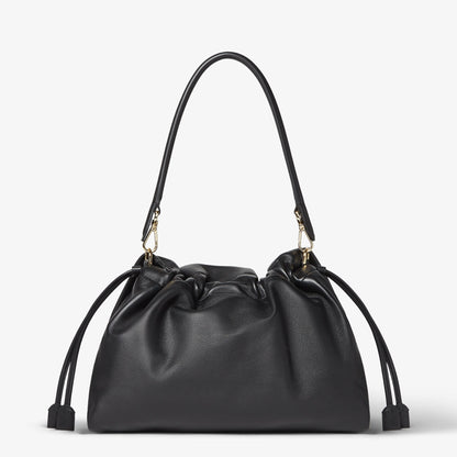 Fendi Mamma Baguette Large Shoulder Bag, Black Nappa
