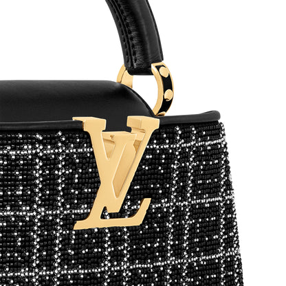 حقيبة Capucines Mini من Louis Vuitton، جلد Taurillon أسود