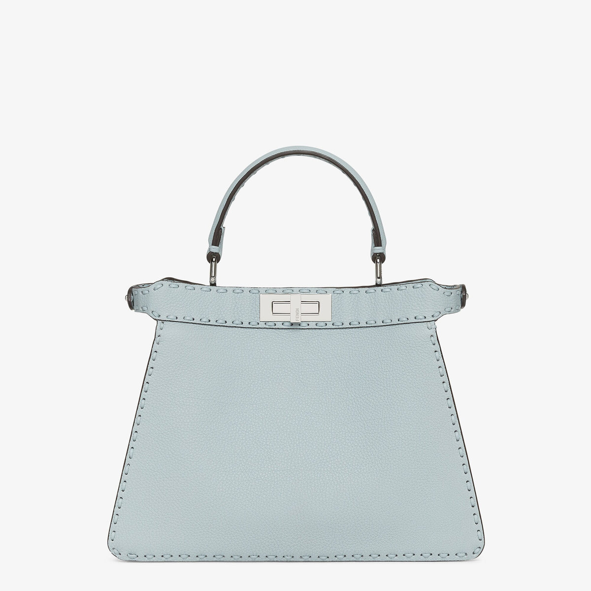 Fendi Peekaboo ISeeU Medium, Light Blue Cuoio Romano