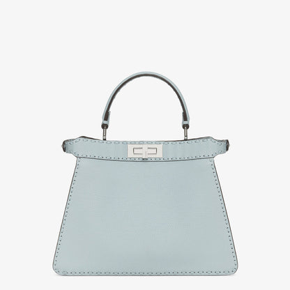 Fendi Peekaboo ISeeU Medium, Light Blue Cuoio Romano