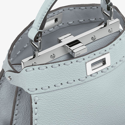 Fendi Peekaboo ISeeU Small Bag, Light Blue Leather