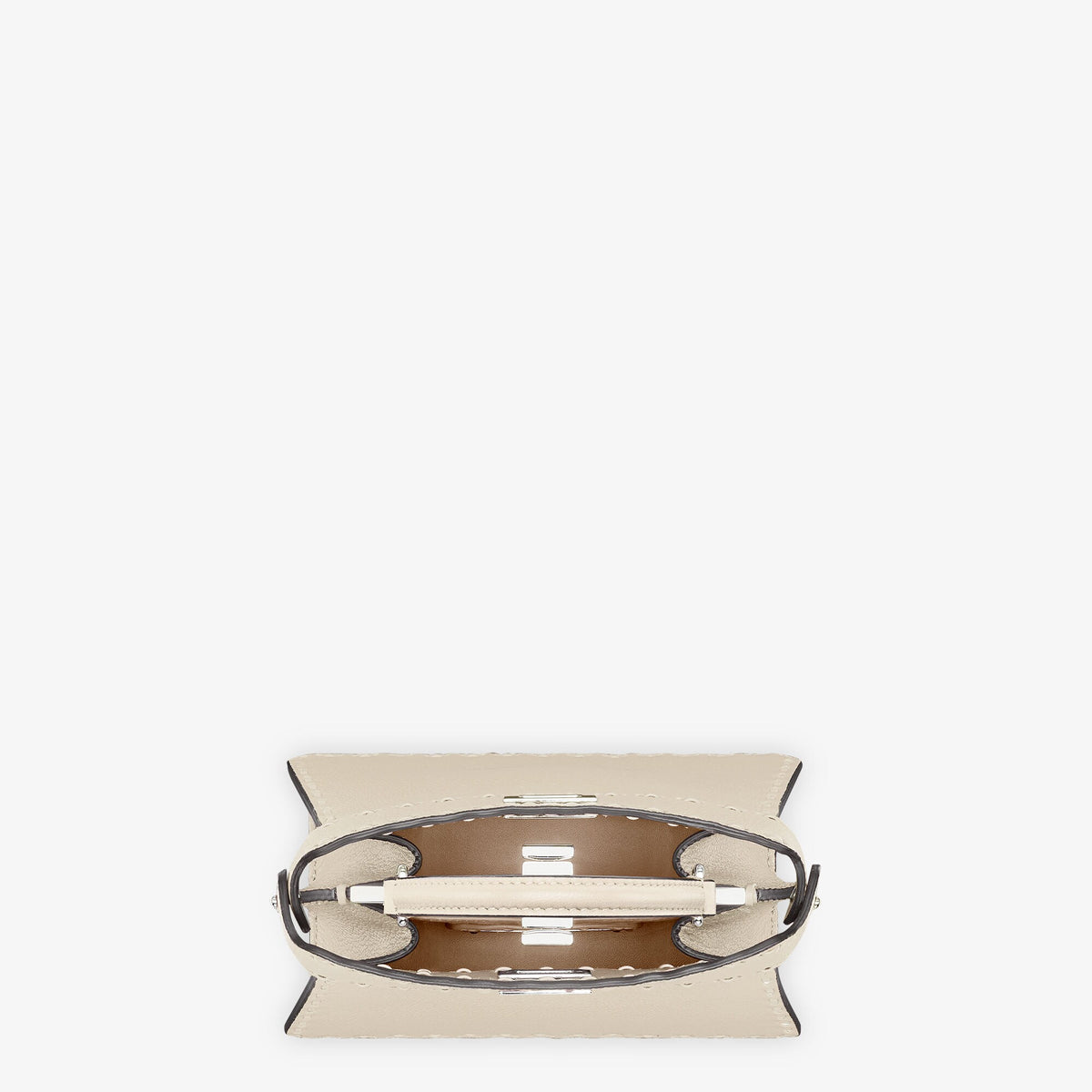 Fendi Peekaboo ISeeU Small, Beige Cuoio Romano