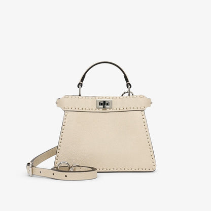 Fendi Peekaboo ISeeU Small, Beige Cuoio Romano