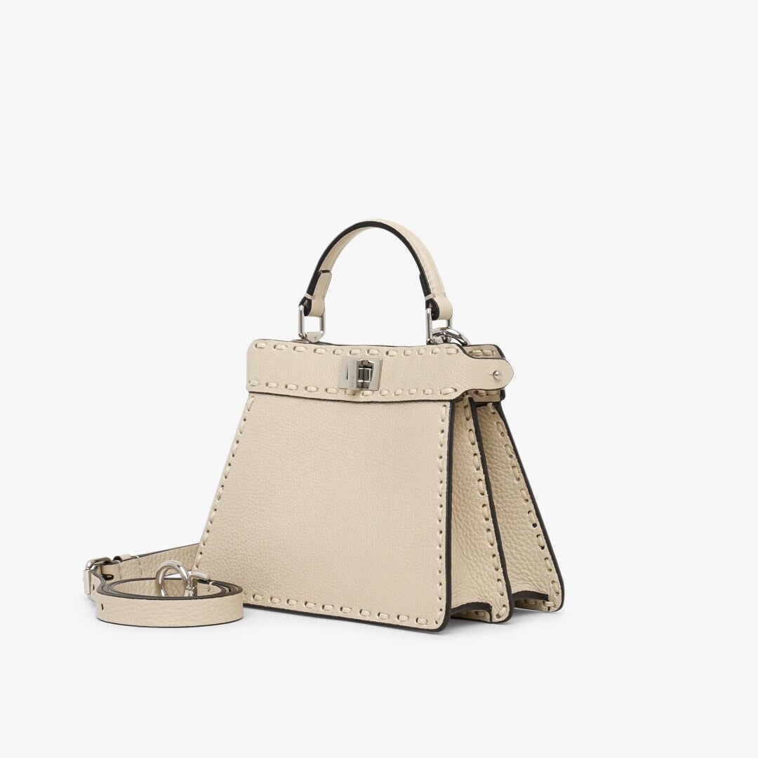 Fendi Peekaboo ISeeU Small, Beige Cuoio Romano