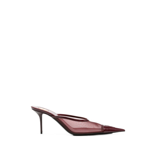 حذاء Saint Laurent، جلد عجل أحمر
