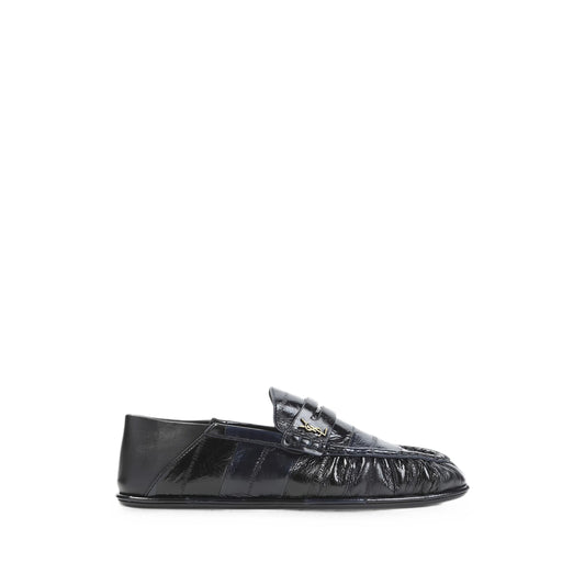 حذاء Saint Laurent، جلد عجل أزرق