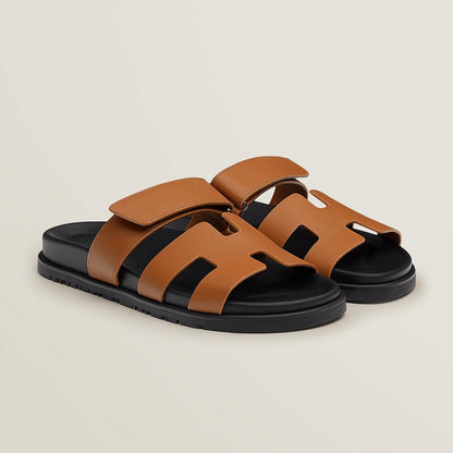 HERMES CHYPRE SANDAL-NATURAL