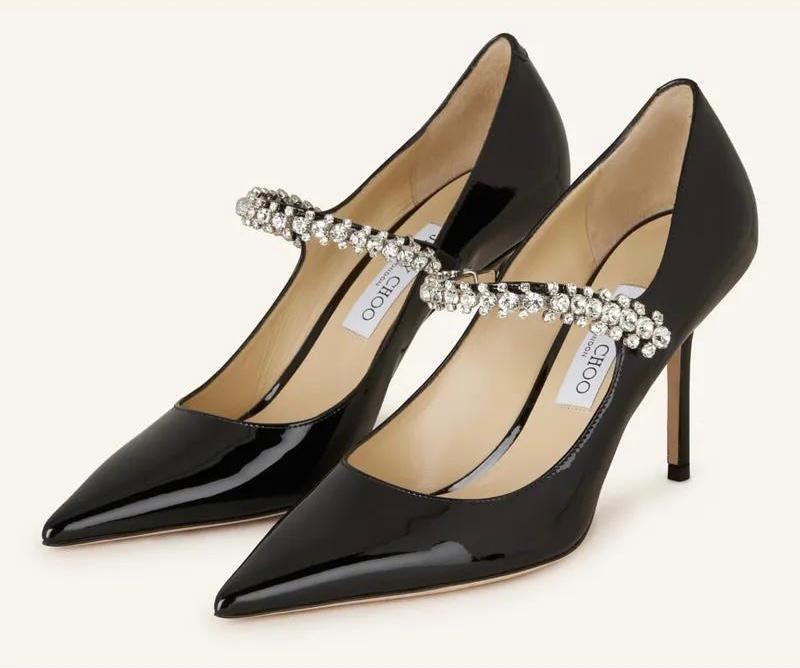 JIMMY CHOO - BLACK /CRYSTAL