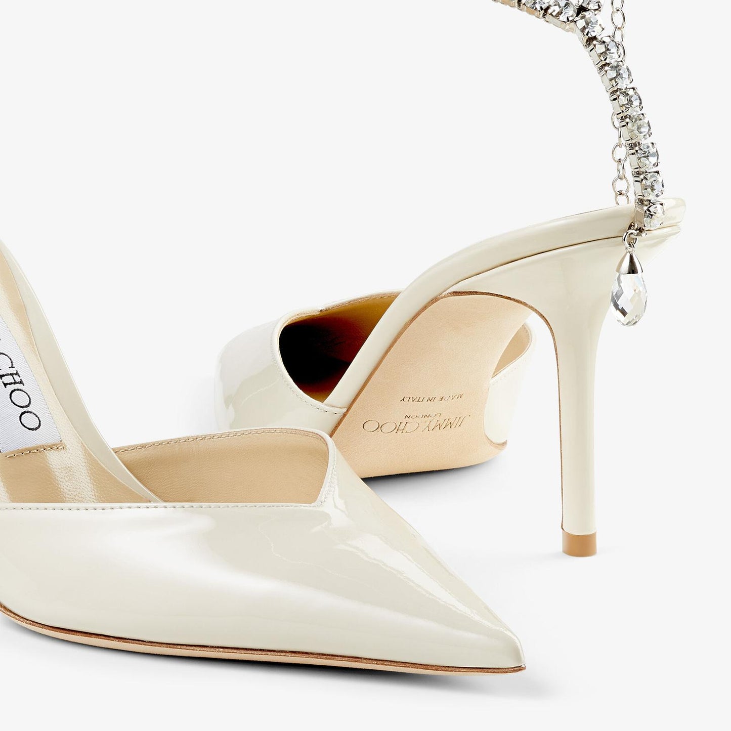 JIMMY CHOO - LINEN / CRYSTAL