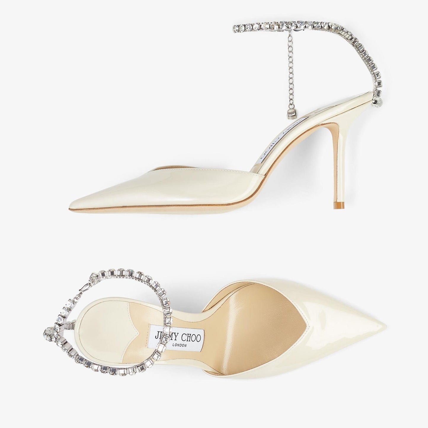 JIMMY CHOO - LINEN / CRYSTAL