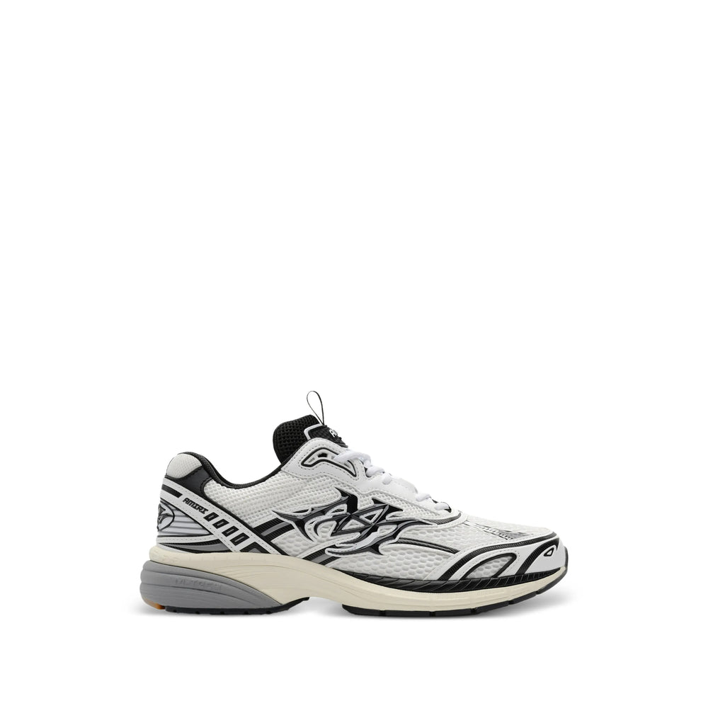 Amiri sneakers in white calf leather — front view | La Parisienne Qatar