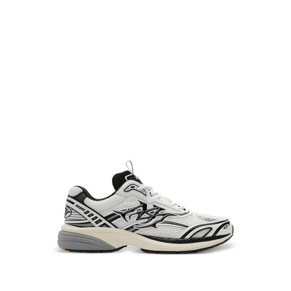 Amiri sneakers in white calf leather — front view | La Parisienne Qatar